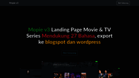 What Mopie.xyz website looked like in 2019 (4 years ago)