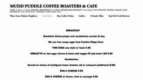 What Muddpuddlecoffee.com website looked like in 2019 (4 years ago)