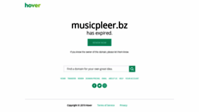 What Musicpleer.bz website looked like in 2019 (4 years ago)