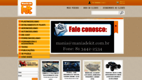 What Maniadekit.com.br website looked like in 2019 (4 years ago)