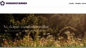 What Morgenstjernen.no website looked like in 2019 (4 years ago)