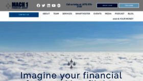 What Mach-1financial.com website looked like in 2019 (4 years ago)
