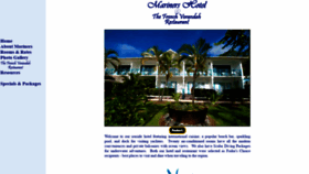 What Marinershotel.com website looked like in 2019 (4 years ago)