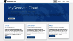 What Mygeodata.eu website looked like in 2019 (4 years ago)