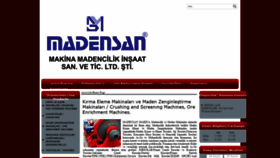 What Madensan.com website looked like in 2019 (4 years ago)