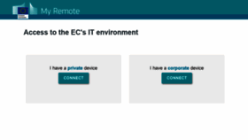 What Myremote.ec.europa.eu website looked like in 2019 (4 years ago)