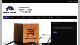 What Musicaclasicaba.com.ar website looked like in 2019 (4 years ago)