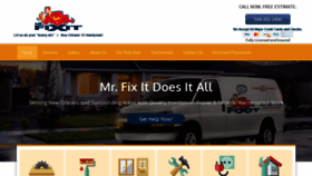 What Mrfixitnola.com website looked like in 2019 (4 years ago)