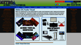 What Metrodcaudiovisual.com website looked like in 2019 (4 years ago)