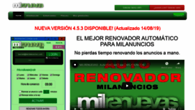 What Milrenuevas.com website looked like in 2019 (4 years ago)