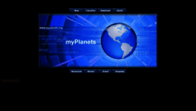 What Myplanets.org website looked like in 2019 (4 years ago)