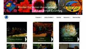 What Mastergardenerssandiego.org website looked like in 2019 (4 years ago)