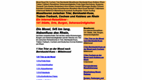 What Moseltouren.de website looked like in 2019 (5 years ago)