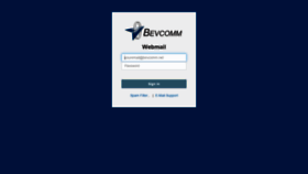 What Mail.bevcomm.net website looked like in 2019 (4 years ago)