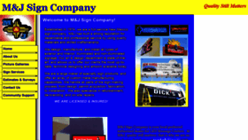 What Mjsigncompany.com website looked like in 2019 (4 years ago)