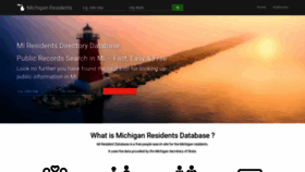 What Michiganresidentdatabase.com website looked like in 2019 (4 years ago)