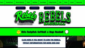 What Michiganrebels.org website looked like in 2019 (4 years ago)