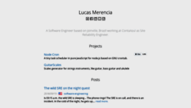 What Merencia.com website looked like in 2019 (4 years ago)
