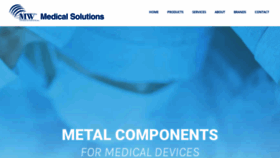What Mwmedicalsolutions.com website looked like in 2019 (4 years ago)