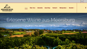 What Meersburger.de website looked like in 2019 (4 years ago)