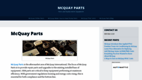 What Mcquayparts.wordpress.com website looked like in 2019 (4 years ago)