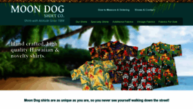 What Moondogshirtco.com website looked like in 2019 (4 years ago)