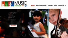 What Musicschooltogo.com website looked like in 2019 (4 years ago)
