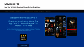 What Movieboxpro.online website looked like in 2019 (4 years ago)
