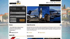 What Montenegro-taxi.me website looked like in 2019 (4 years ago)