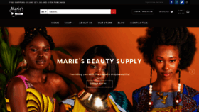 What Mariebeautysupplies.com website looked like in 2019 (4 years ago)