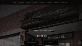What Mauriziohairstudio.com website looked like in 2019 (4 years ago)