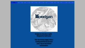 What Morrigansong.co.uk website looked like in 2019 (4 years ago)