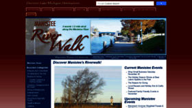 What Manisteeriverwalk.com website looked like in 2019 (4 years ago)