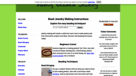 What Making-beaded-jewelry.com website looked like in 2019 (4 years ago)