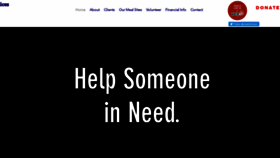 What Mealsforpoor.org website looked like in 2019 (4 years ago)