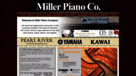 What Millerpiano.com website looked like in 2019 (4 years ago)