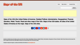 What Maps-of-the-usa.com website looked like in 2019 (4 years ago)