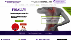 What Massagerevolution.com website looked like in 2019 (4 years ago)