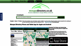 What Mosquedirectory.co.uk website looked like in 2019 (4 years ago)