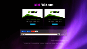 What Miniprox.com website looked like in 2019 (4 years ago)