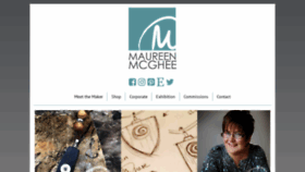 What Maureenmcghee.com website looked like in 2019 (4 years ago)