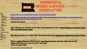 What Minnesotawoodcarvers.com website looked like in 2019 (4 years ago)