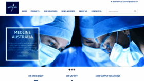 What Medline.com.au website looked like in 2019 (4 years ago)