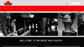 What Mesmine.com website looked like in 2019 (4 years ago)