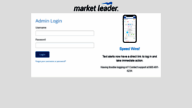 What Mymarketleader.com website looked like in 2019 (4 years ago)