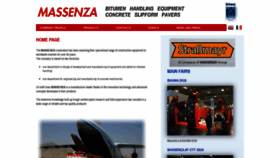 What Massenza.it website looked like in 2019 (4 years ago)