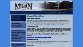 What Milanil.org website looked like in 2019 (4 years ago)