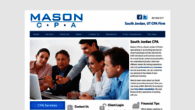 What Masoncpa.com website looked like in 2019 (4 years ago)