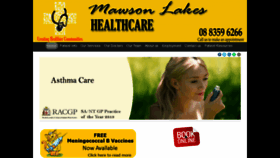 What Mawsonlakeshealthcare.com.au website looked like in 2019 (4 years ago)