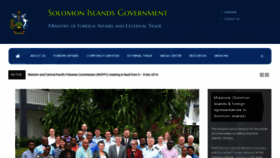 What Mfaet.gov.sb website looked like in 2019 (4 years ago)